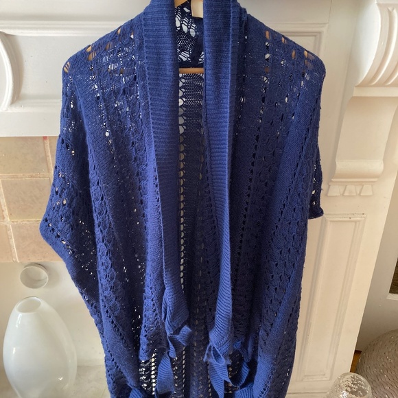 reneec. brand: unique style draped raglan sleeve soft knitted cardigan one size - Picture 1 of 5